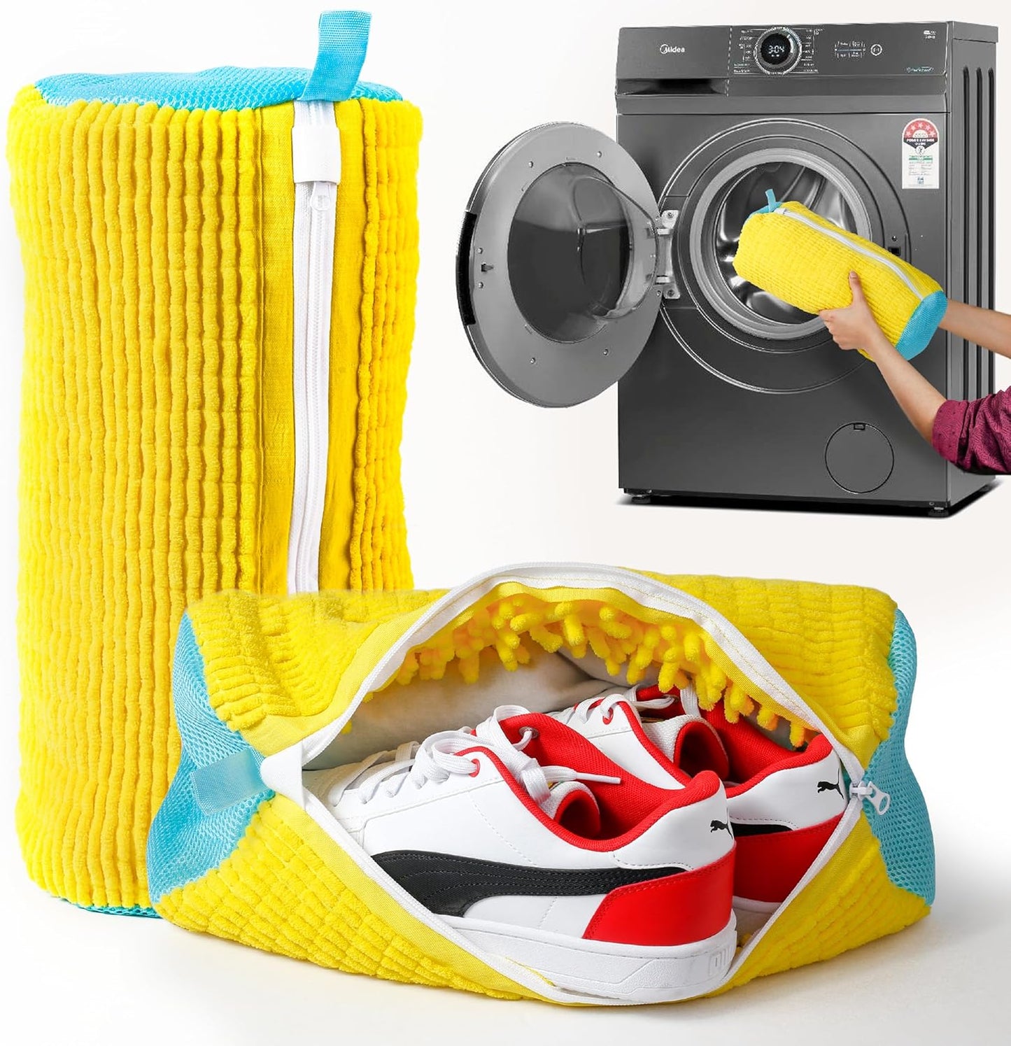 Premium Self-Cleaning Laundry Shoe Bag – Wash Shoes Without Damage