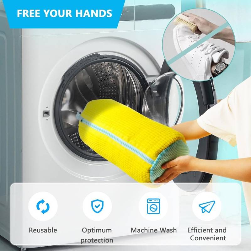 Premium Self-Cleaning Laundry Shoe Bag – Wash Shoes Without Damage